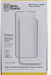 Szkło hartowane BodyGuardz Pure 2 Edge do iPhone 14 / 13 / 13 Pro - Szkła hartowane na telefon - miniaturka - grafika 1