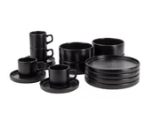 Zestawy sztućców - Mövenpick Zestaw naczyń skandynawskich, z ceramiki porowatej (Czarny) - miniaturka - grafika 1