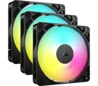 Wentylatory komputerowe - Corsair RS120 ARGB 120mm 3szt. Czarny - miniaturka - grafika 1