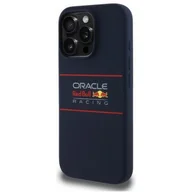 Etui i futerały do telefonów - Etui RED BULL Silicone Horizontal Logo MagSafe do Apple iPhone 16 Pro Granatowy - miniaturka - grafika 1