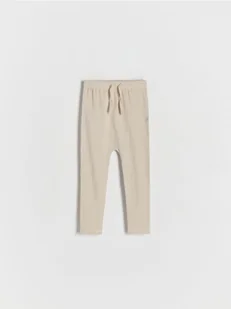Reserved - Strukturalne legginsy - beżowy - Spodenki dla niemowląt - miniaturka - grafika 1