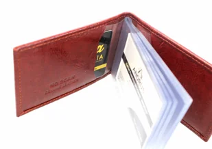 Etui Na Karty Dokumenty ANDRUS (PL) Wizytownik Skóra Naturalna RFID 11x7,5 cm - Etui na dokumenty i karty - miniaturka - grafika 9