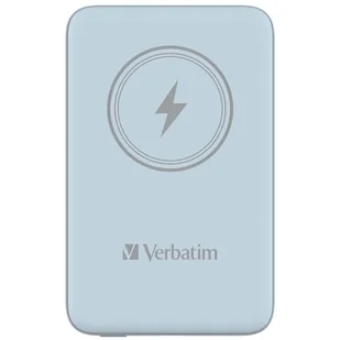Verbatim Charge 'n' Go Magnetic Wireless 10000mAh niebieski - Powerbanki - miniaturka - grafika 1