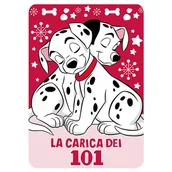 Koce i narzuty dla dzieci - Koc polarowy Disney 101 Dalmatyńczyków (372608) 100cm x 140cm - miniaturka - grafika 1