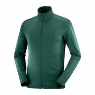 Bluzy sportowe męskie - Bluza Salomon Essential Lightwarm Ponderosa Pine - miniaturka - grafika 1
