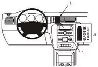 Uchwyty samochodowe do telefonów - ProClip do Chevrolet Silverado Seria 2500/3500 07-14 - miniaturka - grafika 1