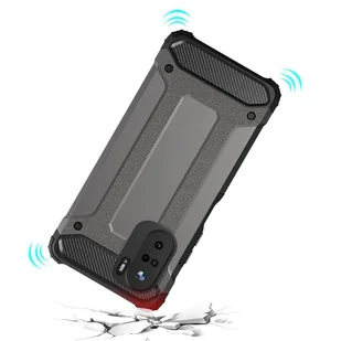 Hybrid Armor pancerne hybrydowe etui pokrowiec Xiaomi Redmi K40 Pro+ / K40 Pro / K40 / Poco F3 złoty - Etui i futerały do telefonów - miniaturka - grafika 8