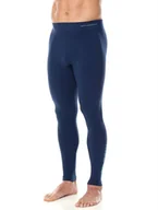 Spodnie sportowe męskie - Brubeck Spodnie termoaktywne męskie Thermo granatowe r. XL LE11840 - miniaturka - grafika 1