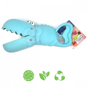 WOOPIE GREEN Krokodyl Łopatka Zbierak do Piasku i Wody Niebieska BIODEGRADOWALNY ORGANICZNY MATERIAŁ - Zabawki do piasku - miniaturka - grafika 1