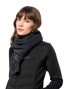 Jack Wolfskin Szalik Vertigo, czarny, jeden rozmiar - Apaszki i szaliki damskie - miniaturka - grafika 1