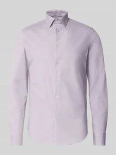Koszula biznesowa o kroju slim fit z kołnierzykiem typu kent - Koszule męskie - miniaturka - grafika 1