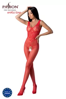 Odzież erotyczna - Passion Bodystocking BS098 Red - grafika 1