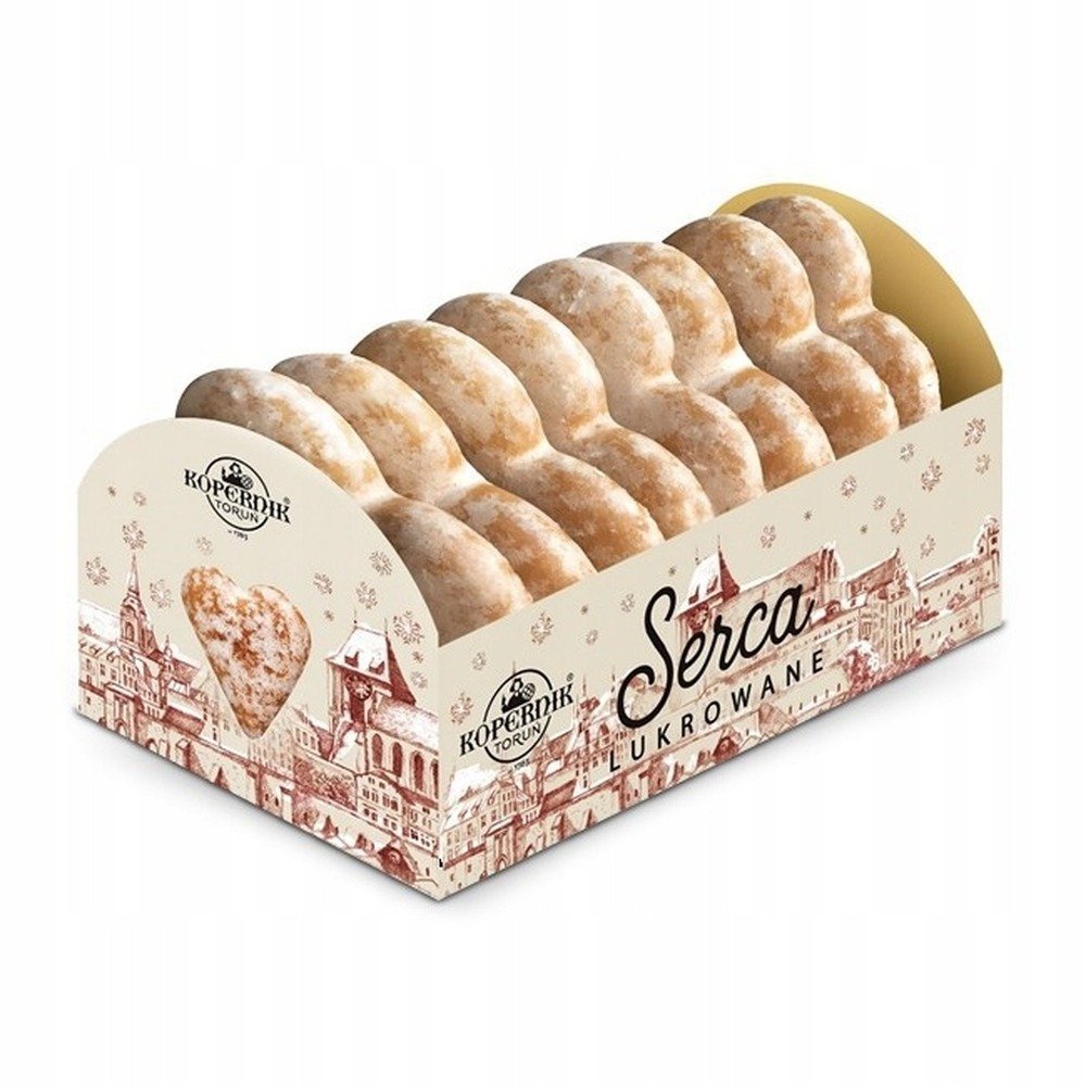 Pierniki Serca Toruńskie w lukrze 160g