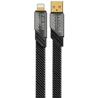 Kable USB - Kabel USB - Lightning WEKOME WDC-190 Mecha Series 1 m Szary - miniaturka - grafika 1