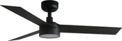 Wentylatory sufitowe - Energooszczędny wentylator sufitowy z oświetleniem LED i pilotem Cruiser S Black 106 cm - miniaturka - grafika 1