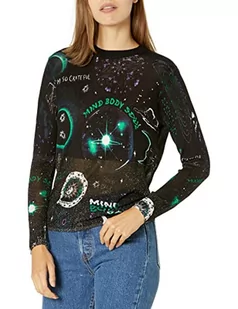 Desigual Sweter damski JERS_Toronto, czarny, M - Swetry damskie - miniaturka - grafika 1
