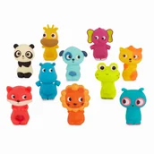 Zabawki sensoryczne - B.toys  Pacynki na palce- Finger Puppet Pets – zestaw 10 sztuk - miniaturka - grafika 1