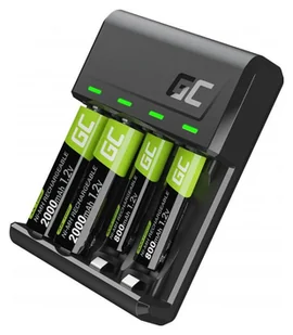 Green Cell GC VitalCharger i 2xAA 2000mAh 2xAAA 800mAh - Ładowarki i akumulatory - miniaturka - grafika 1