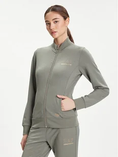 EA7 Emporio Armani Bluza 8NTM43 TJ9RZ U8142 Zielony Regular Fit - Bluzy damskie - miniaturka - grafika 1