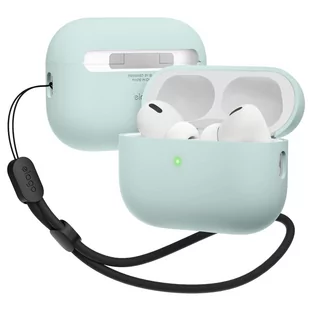 ELAGO Etui Case Silikonowy na AirPods Pro 2 ze smyczką Mint Green - Inne akcesoria audio-wideo ELAGO Etui Case Silikonowy na AirPods Pro 2 ze smyczką Mint Green - Inne akcesoria audio-wideo - miniaturka - grafika 1