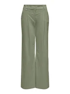 Spodnie damskie - ONLY Spodnie w kolorze khaki - miniaturka - grafika 1