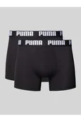 Majtki damskie - Obcisłe bokserki z detalem z logo w zestawie 2 szt. - Puma - miniaturka - grafika 1