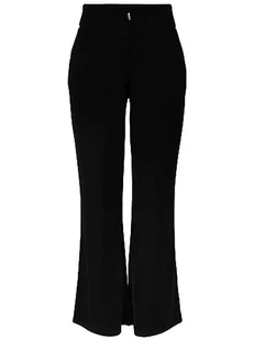 YAS Yasvictoria Wide Pant S. Noos damskie spodnie materiałowe, czarny, XXL - Spodnie damskie - miniaturka - grafika 1