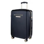 Walizki - Średnia walizka PUCCINI LOS ANGELES ABS017B 1 Czarna - miniaturka - grafika 1