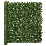 Markizy - vidaXL Lumarko Parawan balkonowy, ciemnozielone liście, 500x150 cm! 315493 - miniaturka - grafika 1