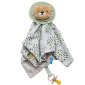 Zabawki sensoryczne - Przytulanka z gryzakiem i zawieszką do smoczka Lew Harry, Taf Toys - miniaturka - grafika 1