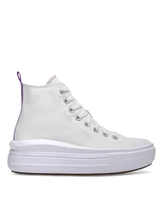 Converse Trampki CHUCK TAYLOR ALL STAR MOVE PLATFORM A03667C Biały - Buty dla dziewczynek - miniaturka - grafika 1