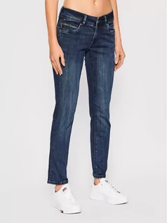 Spodnie damskie - Pepe Jeans Jeansy New Brooke PL204165 Granatowy Slim Fit - grafika 1