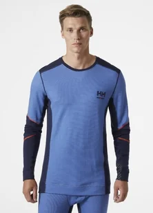 Helly Hansen Undershirt HELLY HANSEN Lifa Merino Crewneck, light blue L - Bielizna sportowa męska - miniaturka - grafika 1
