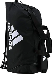 adidas Unisex – torba sportowa dla dorosłych 2 w 1, czarno-biała, S - Torby sportowe - miniaturka - grafika 1