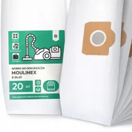 Worki do odkurzaczy - 20x Worek do Odkurzacza Moulinex R 24.01 Syntetyczny Pojemny Odporny Worki - miniaturka - grafika 1