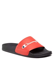 Champion Klapki Slide Varsity S21993-CHA-RS001 Czerwony - Klapki i japonki męskie - miniaturka - grafika 1