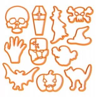 Foremki ciastek Halloween Zestaw 11 szt. - Formy do ciast Foremki ciastek Halloween Zestaw 11 szt. - Formy do ciast - miniaturka - grafika 1