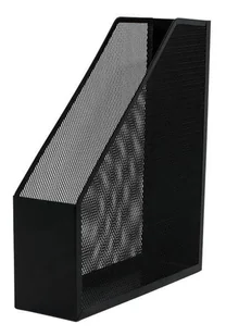 Q-CONNECT Pojemnik na dokumenty Office Set, metalowy, czarny KF00862 - Pojemniki biurowe - miniaturka - grafika 2