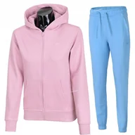 Spodnie sportowe damskie - 4F DAMSKI DRES BAWEĹNA KOMPLET BLUZA SPODNIE / rozm L - miniaturka - grafika 1