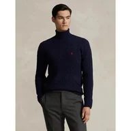 Swetry męskie - POLO RALPH LAUREN Wełniany golf Slim Fit z dodatkiem kaszmiru - miniaturka - grafika 1