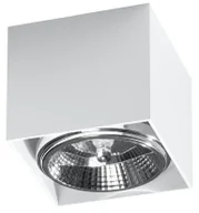 Lampy sufitowe - Biały kwadratowy plafon LED - 5X EX656 G2-P72 - miniaturka - grafika 1
