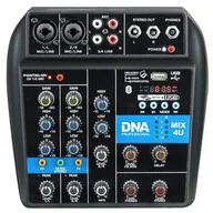 Miksery DJ - DNA Professional DNA MIX 4U mikser audio USB MP3 Bluetooth 4 kanały 5907780141099 - miniaturka - grafika 1