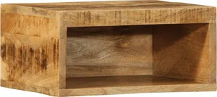 vidaXL Ścienna szafka pod TV, 40x30x19 cm, surowe drewno mango - Szafki RTV - miniaturka - grafika 1