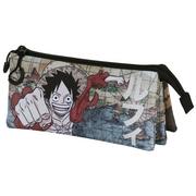 Portfele - Piórnik One Piece Map Triple Pencil case - miniaturka - grafika 1