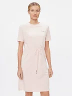 Sukienki - Tommy Hilfiger Sukienka codzienna 1985 WW0WW40734 Różowy Regular Fit - miniaturka - grafika 1