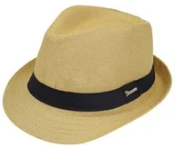 Czapki męskie - Kapelusz jackson PANAMA plażowy ciemny beż - miniaturka - grafika 1