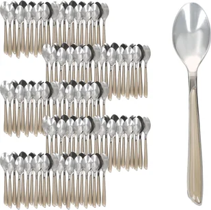 Sztućce Ritzenhoff Beauty 120x łyżeczka do kawy taupe - Łyżeczki - miniaturka - grafika 1