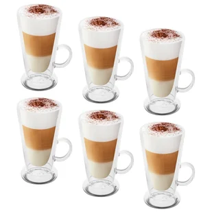 Szklanki termiczne Sublime kawa Latte 250 ml 6 szt - Szklanki - miniaturka - grafika 1