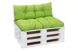 Poduszki na palety  120 x 80 siedzisko  i opacie 120x40 cm, Poduszki na palety wodoszczelne,  Limonka - Poduszki ogrodowe - miniaturka - grafika 1