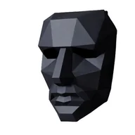 Dekoratorstwo - Maska - ozdoba na ścianę 3D - miniaturka - grafika 1